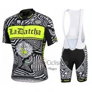 Tinkoff Ropa Ciclismo Culotte Corto 2016 Mangas Cortas Gris