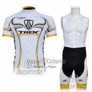 Trek Ropa Ciclismo Culotte Corto 2009 Mangas Cortas Negro y Blanco