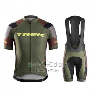 Trek Ropa Ciclismo Culotte Corto 2018 Mangas Cortas Camuflaje