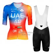 Uae Team Emirates Ropa Ciclismo Culotte Corto 2023 Mangas Cortas Naranja Azur