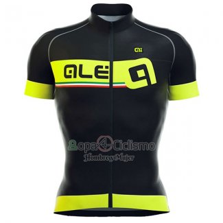 Ale Formula 1.0 ADriatico Ropa Ciclismo Culotte Corto 2017 Hombre Mangas Cortas Naranja y Negro