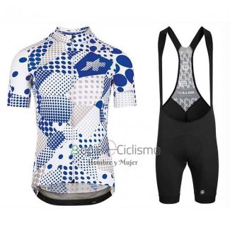 Assos Erlkoenig Ropa Ciclismo Culotte Corto 2020 Hombre Mangas Cortas Azul Blanco