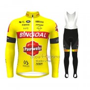 Bingoal WB Ropa Ciclismo Culotte Largo 2022 Hombre Mangas Largas AMarillo