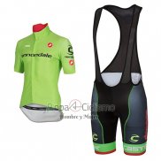 Cannondale Ropa Ciclismo Culotte Corto 2017 Hombre Mangas Cortas Verde