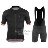 Giordana Plata Line Ropa Ciclismo Culotte Corto 2017 Hombre Mangas Cortas Negro