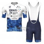 Israel Ciclismo Academy Ropa Ciclismo Culotte Corto 2022 Men Mangas Cortas Azule Blanco(1)