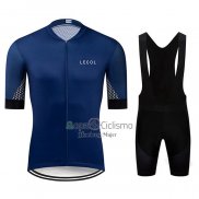 Le Col Ropa Ciclismo Culotte Corto 2020 Hombre Mangas Cortas APagado Azul