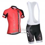 Nalini Ropa Ciclismo Culotte Corto 2014 Men Mangas Cortas Negro y Rojo