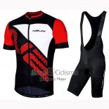 Nalini Volata 2.0 Ropa Ciclismo Culotte Corto 2019 Men Mangas Cortas Negro Rojo