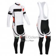 Pinarello Ropa Ciclismo Culotte Largo 2013 Hombre Mangas Largas Negro y Blanco