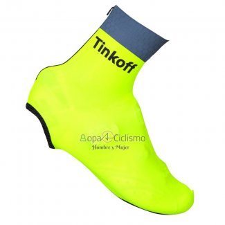 Saxo Bank Tinkoff Cubrezapatillas AMarillo y Gris 2016 Ciclismo