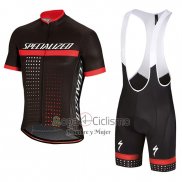 Specialized Ropa Ciclismo Culotte Corto 2018 Hombre Mangas Cortas Negro Blanco Rojo