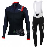 Sportful Ropa Ciclismo Culotte Largo 2016 Hombre Mangas Largas Rojo y Negro