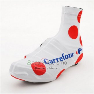 Tour DE Francia 2015 Cubrezapatillas Ciclismo Blanco y Rojo