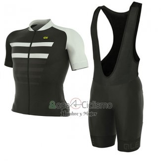 Ale Prr 2.10 Piuma Ropa Ciclismo Culotte Corto 2017 Hombre Mangas Cortas Negro y Blanco