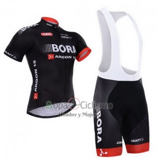 Bora Ropa Ciclismo Culotte Corto 2015 Mangas Cortas Negro