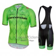 Cannondale Ropa Ciclismo Culotte Corto 2016 Hombre Mangas Cortas Negro y Verde