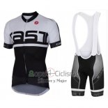 Castelli Ropa Ciclismo Culotte Corto 2016 Hombre Mangas Cortas Blanco Negro