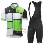 Castelli Ropa Ciclismo Culotte Corto 2016 Hombre Mangas Cortas Verde y Negro