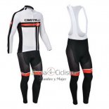 Castelli Ropa Ciclismo Culotte Largo 2013 Hombre Mangas Largas Blanco