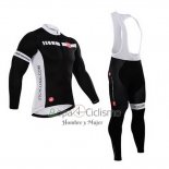 Castelli Ropa Ciclismo Culotte Largo 2015 Hombre Mangas Largas Profundo Negro