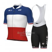 Groupama FDJ Ropa Ciclismo Culotte Corto 2023 Mangas Cortas Blanco