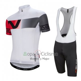 Nalini Ropa Ciclismo Culotte Corto 2016 Men Mangas Cortas Blanco y Rojo