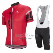 Nalini Ropa Ciclismo Culotte Corto 2016 Men Mangas Cortas Rojo