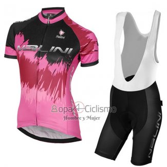 Nalini Sfiziosa Ropa Ciclismo Culotte Corto 2017 Mujer Mangas Cortas Rojo