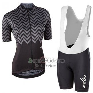 Nalini Wave Ropa Ciclismo Culotte Corto 2017 Mujer Mangas Cortas Negro