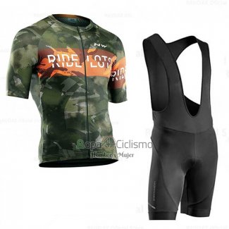 Northwave Ropa Ciclismo Culotte Corto 2020 Hombre Mangas Cortas Camuflaje