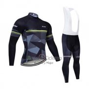 Northwave Ropa Ciclismo Culotte Largo 2020 Hombre Mangas Largas Negro Gris