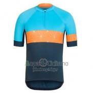 Rapha Ropa Ciclismo Culotte Corto 2016 Hombre Mangas Cortas Azul y Naranja