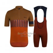 Rapha Ropa Ciclismo Culotte Corto 2021 Hombre Mangas Cortas Brown Naranja