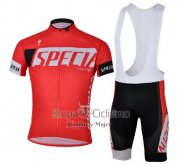 Specialized Ropa Ciclismo Culotte Corto 2013 Hombre Mangas Cortas Rojo y Negro