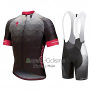 Specialized Ropa Ciclismo Culotte Corto 2018 Hombre Mangas Cortas Negro Gris Rosa