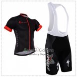 Specialized Ropa Ciclismo Culotte Corto 2018 Hombre Mangas Cortas Negro Rojo