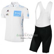 Tour DE Francia Ropa Ciclismo Culotte Corto 2017 Hombre Mangas Cortas Blanco