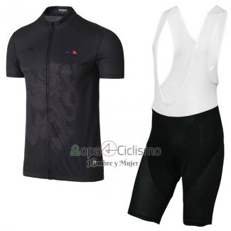 Tour DE Francia Ropa Ciclismo Culotte Corto 2017 Hombre Mangas Cortas Negro