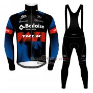 Trek Ropa Ciclismo Culotte Largo 2021 Mangas Largas Negro Rojo Azul