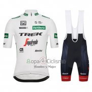 Trek Segafrojoo Ropa Ciclismo Culotte Corto 2018 Mangas Cortas Blanco Verde