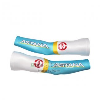 Astana Manguitos Blanco 2017 Ciclismo