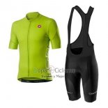 Castelli Ropa Ciclismo Culotte Corto 2020 Hombre Mangas Cortas Verde