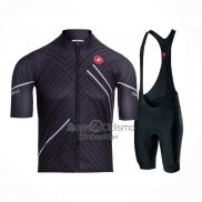 Castelli Ropa Ciclismo Culotte Corto 2021 Hombre Mangas Cortas Negro Blanco