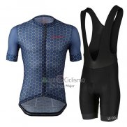 Le Col Ropa Ciclismo Culotte Corto 2021 Hombre Mangas Cortas Profundo Azul