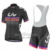 Liv Ropa Ciclismo Culotte Corto 2019 Mujer Mangas Cortas Negro Fucsia