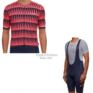 Maap Ropa Ciclismo Culotte Corto 2019 Hombre Mangas Cortas Rojo Negro