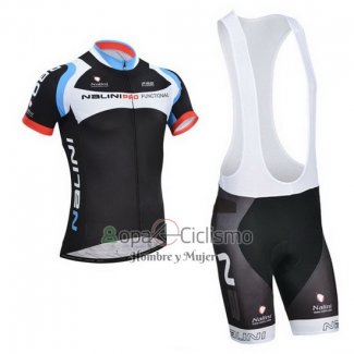 Nalini Ropa Ciclismo Culotte Corto 2014 Men Mangas Cortas Negro