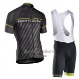 Northwave Ropa Ciclismo Culotte Corto 2017 Hombre Mangas Cortas Negro y Verde