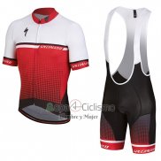 Specialized Ropa Ciclismo Culotte Corto 2018 Hombre Mangas Cortas Blanco Rojo Negro(1)